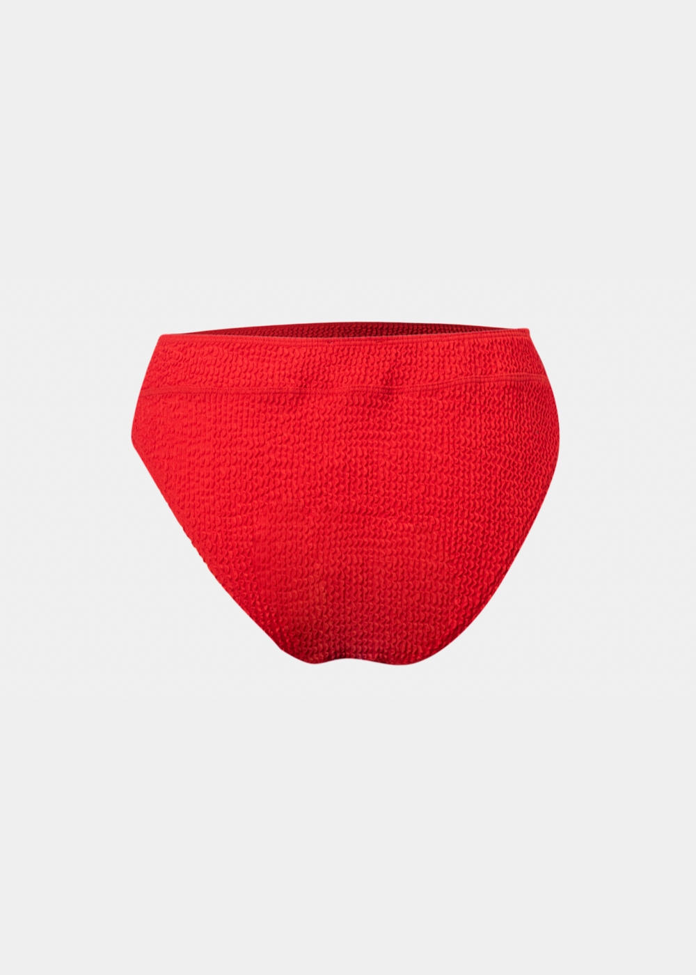 Corsica Bikini Bottom - Red Crinkle